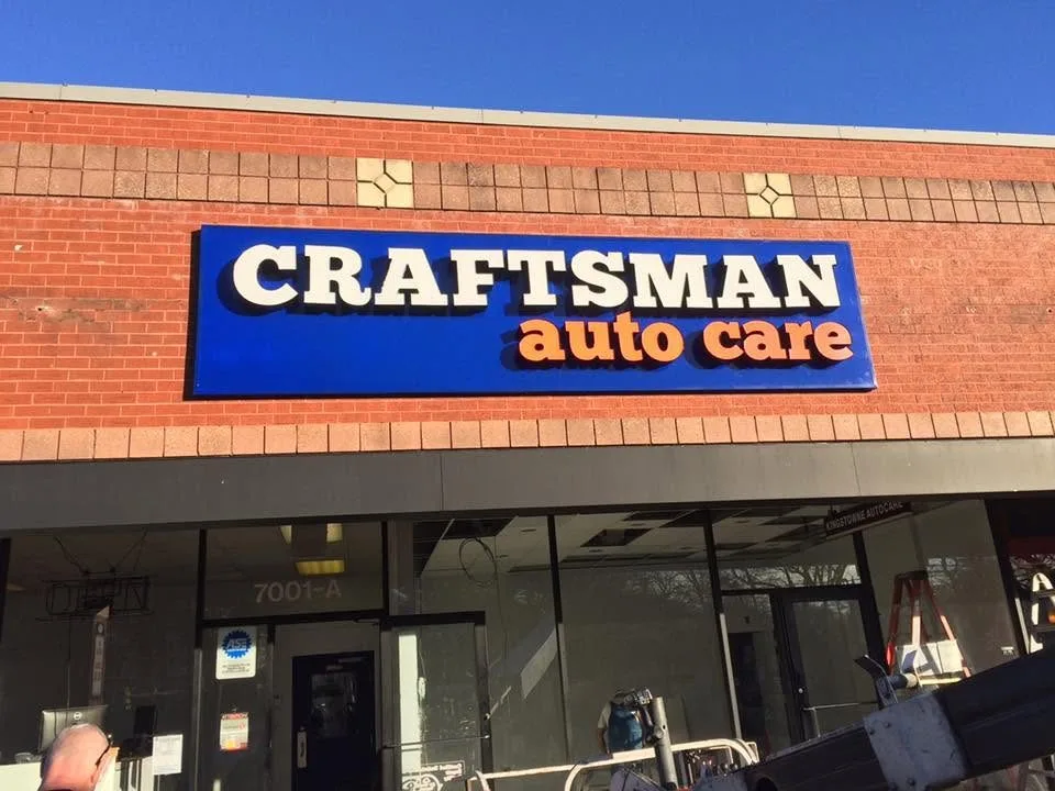 Channel letters — Craftsman Auto Care
